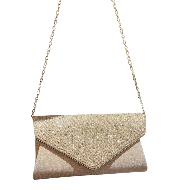 

Stylish Wedding Clutches Handbag for Women Girls Glitter Shoulder Bag Wedding Purses Dating Bag All-matching Evening Bag