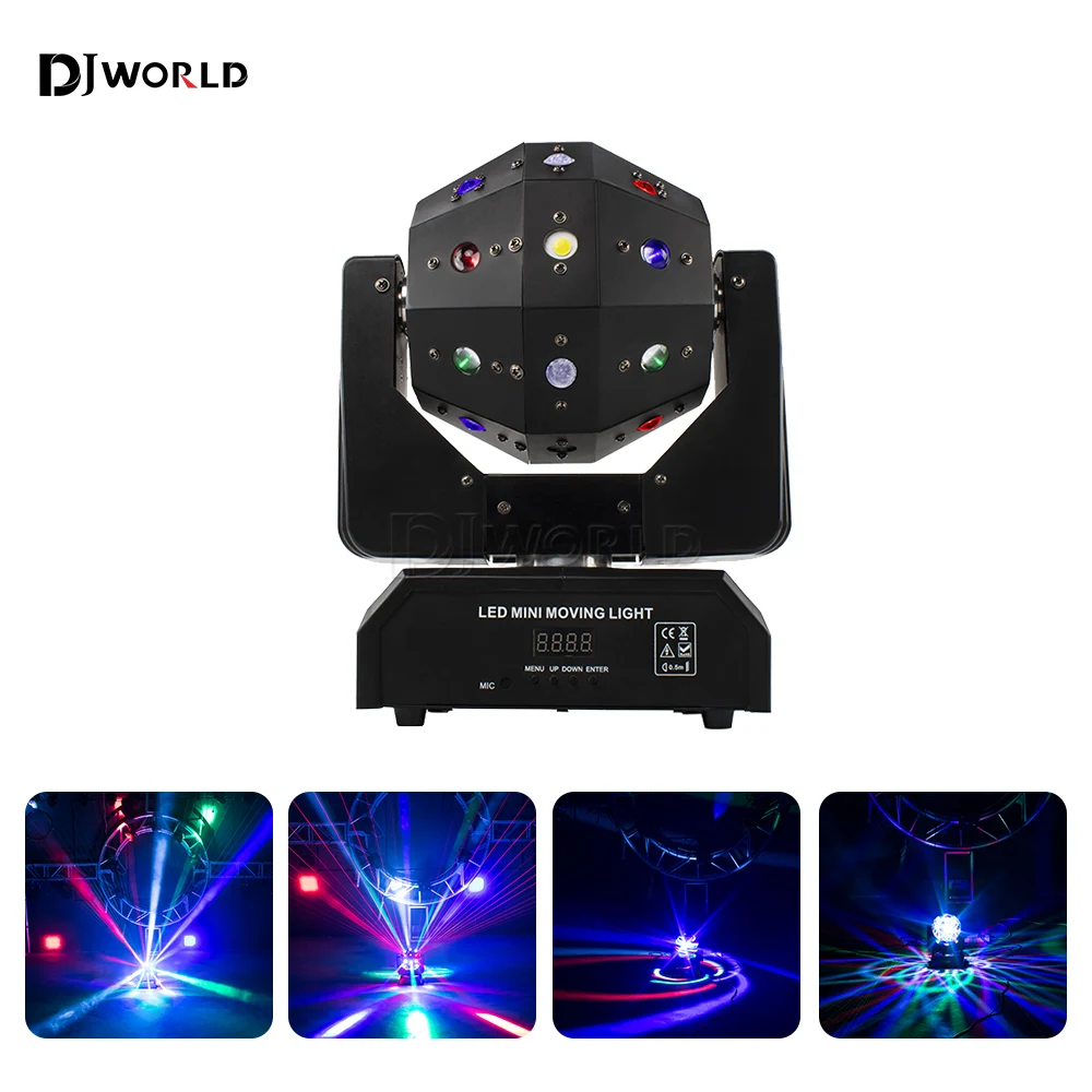 16X3W 3in1 Laser Led Lights for DJ  disco party stage ball lights Moving Head Light Laser Rock Stage Rotating Bar Light Par Led