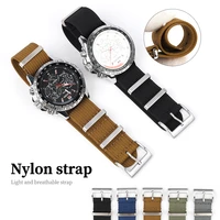 nato strap 20mm 22mm ribbed watchband replacement nylon watch strap accessories wristband for tudor watchband