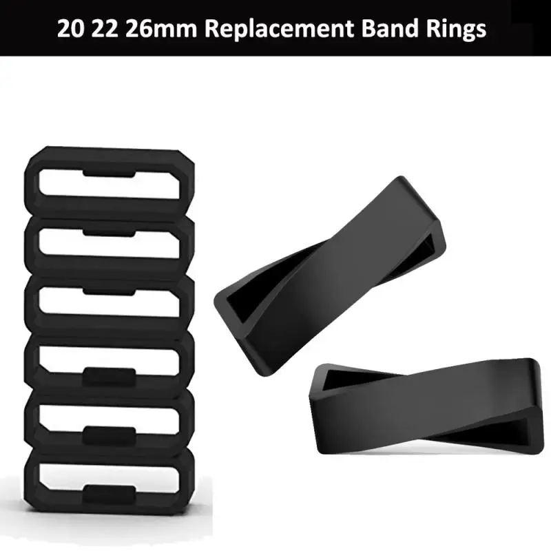 

Replacement Rubber Watch Strap Band Keeper Loop Security Holder Retainer Ring For Garmin Fenix 6S 6X 6 Pro 5X 5S 5 Plus