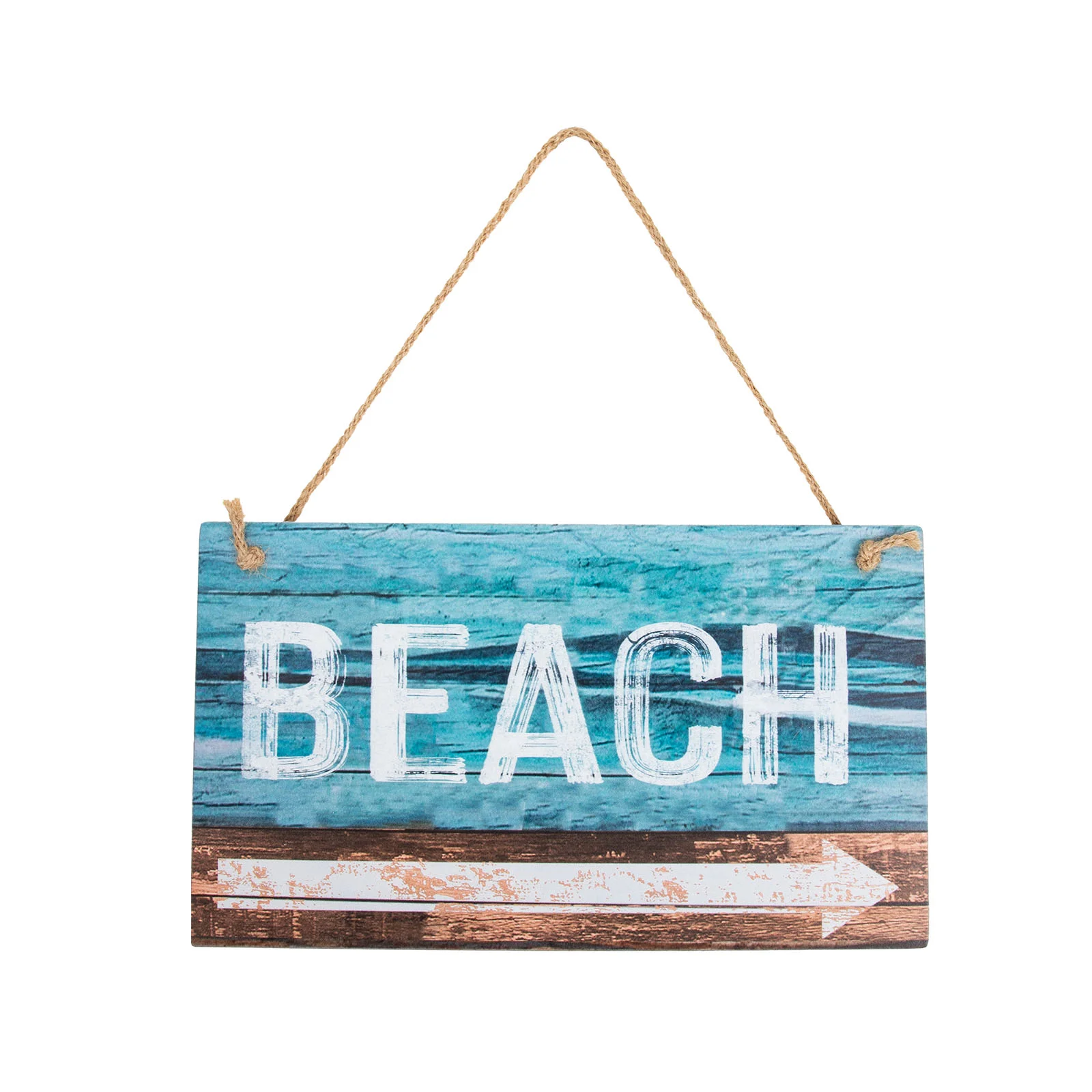 

Wood Beach Sign Hanging Wood Beach Sign Ornament Direction Sign for Beach