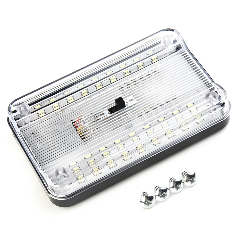 

Replacement LED Light Screws Set Truck White Accessories Dome Roof Inner Interior Lamp Plastic Reading Durable