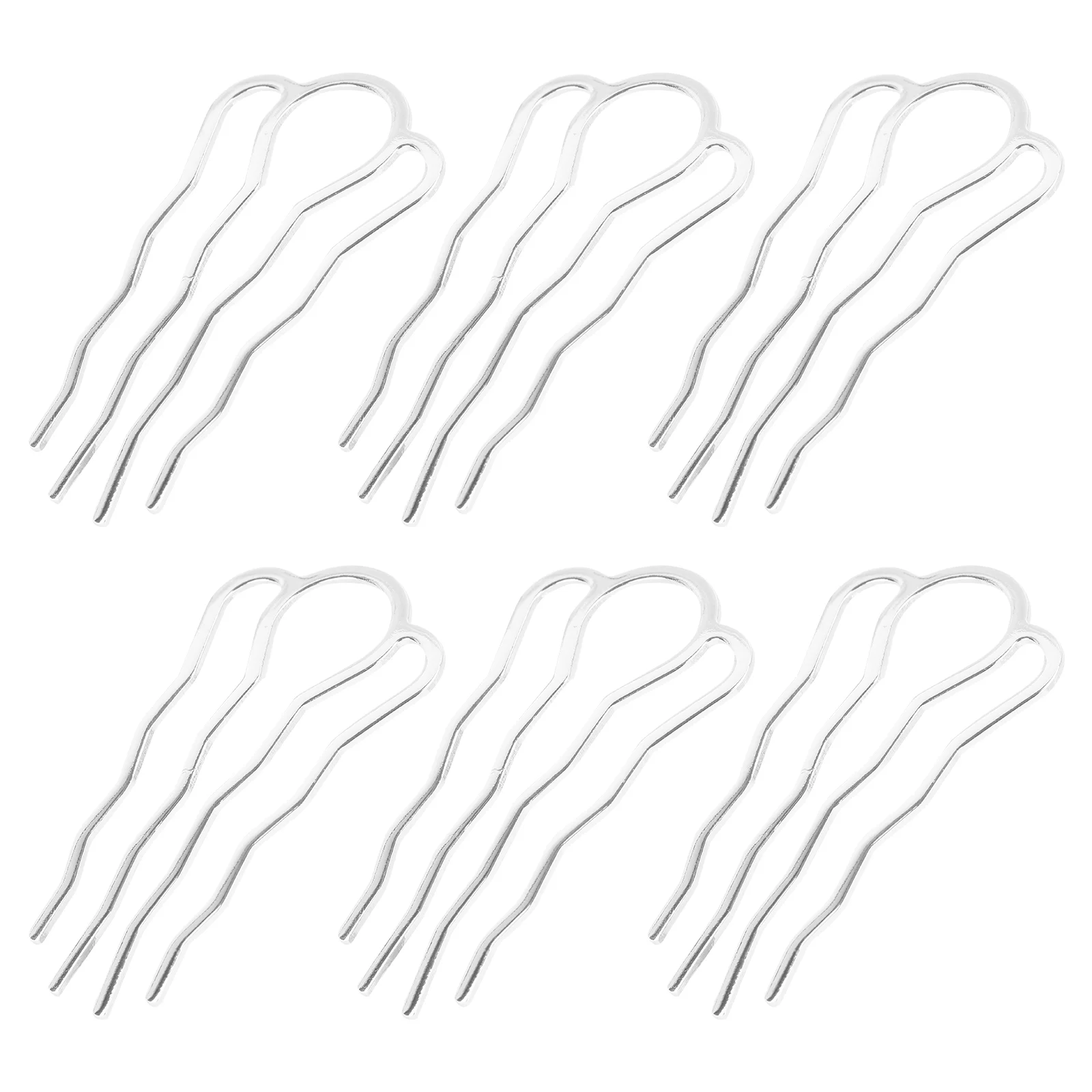 

6 Pieces Hair Sticks for Buns Chinese Hair Chopsticks Hair Forks Hair for, Silver