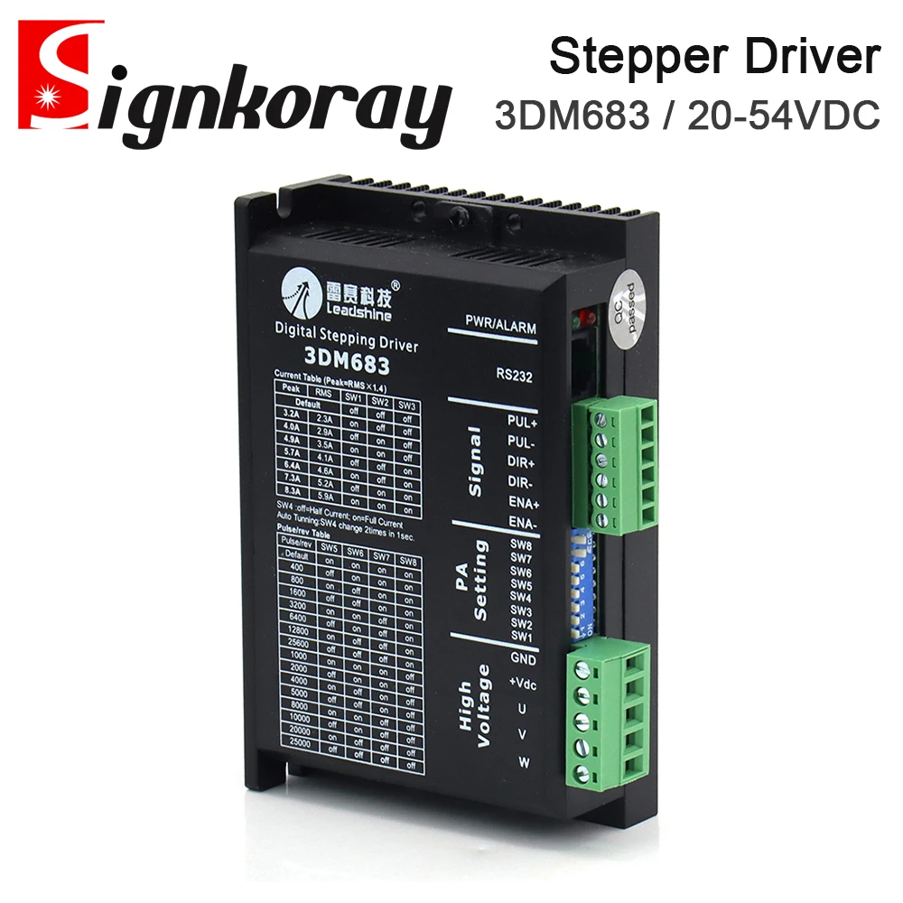 SignkoRay Leadshine 3-фазный шаговый драйвер 3DM683 с 57 последовательным драйвером шагового