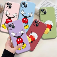 funny mickey mouse phone case for case iphone 11 pro 6 6s se 2020 8 plus 11 12 13 max pro mini x xr xs 7 7p a221 stand capa pvc