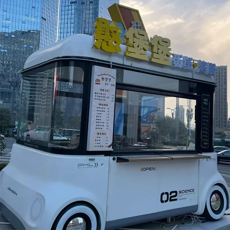 Мобильный грузовик для кофе еды чай с молоком барбекю полной кухонной уличной