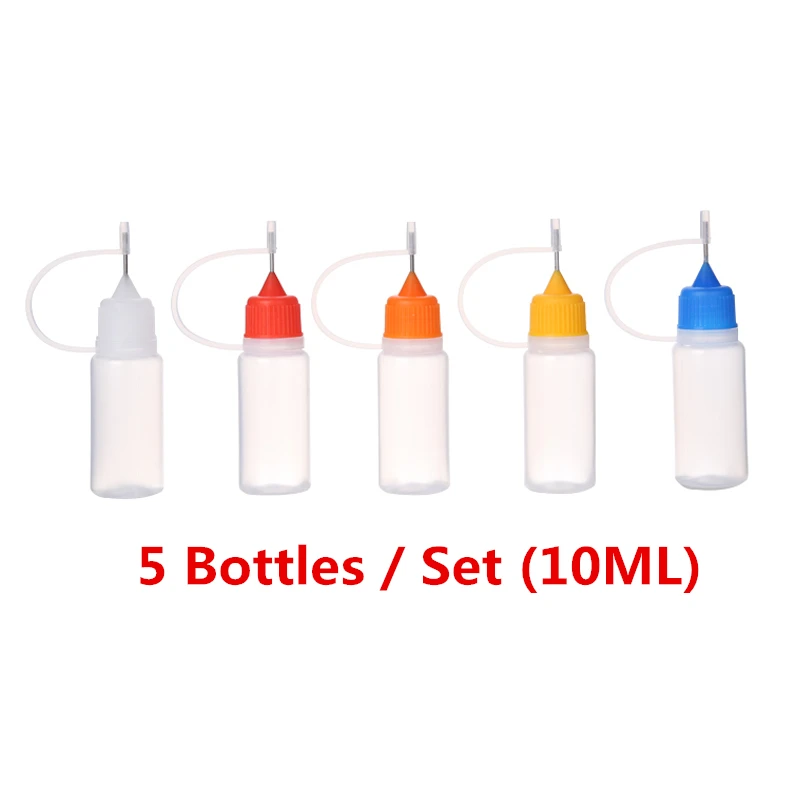 

Бутылки-аппликаторы 10/20/30/60 мл, 5 шт.