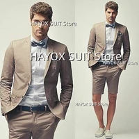 mens suit slim fit point lapel 2 button jacket party shopping groomsmen dress casual blazer