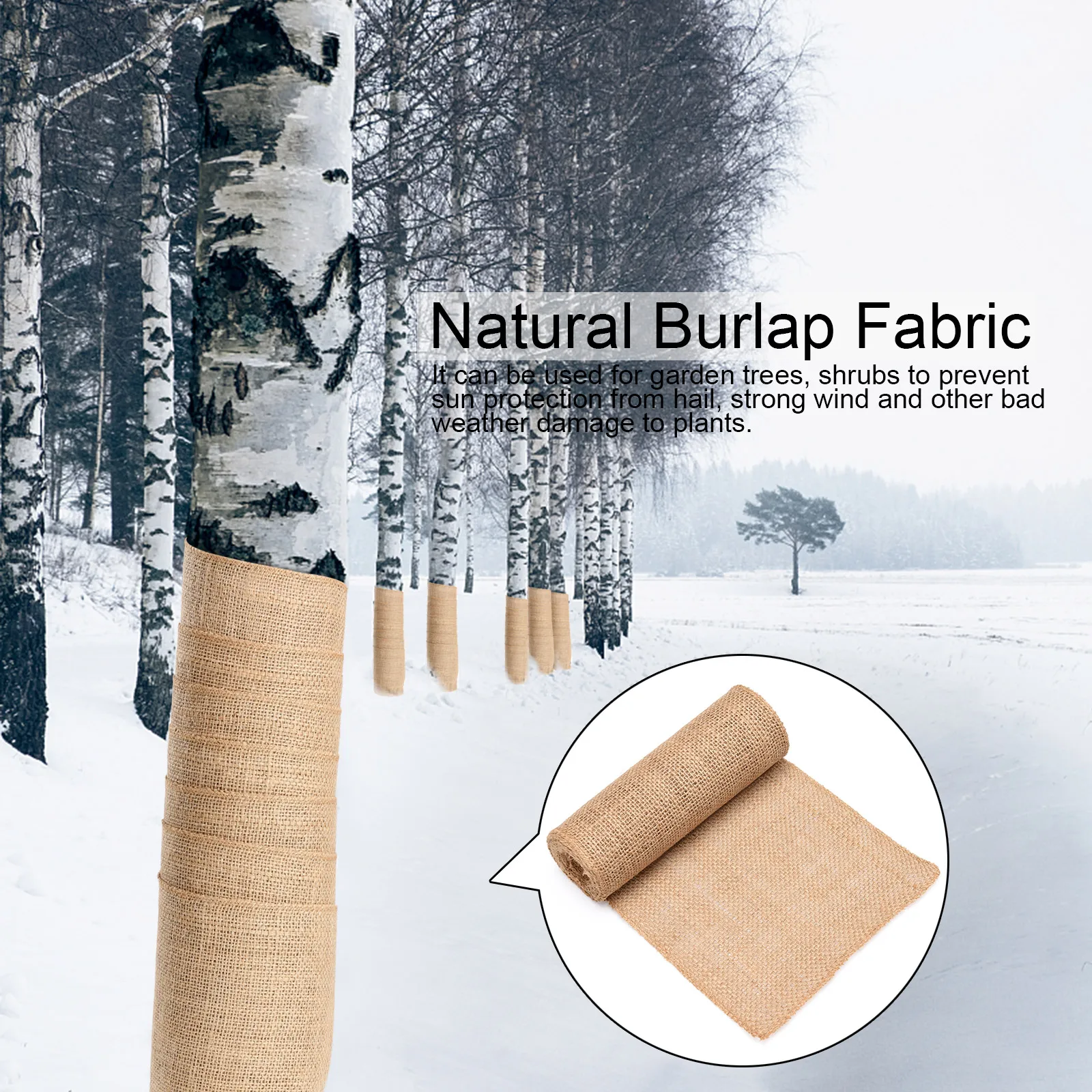 20x30 0 см Φ Джутовая Ткань для зимней защиты ствола дерева, антифриз, бандаж для сохранения тепла, увлажнения