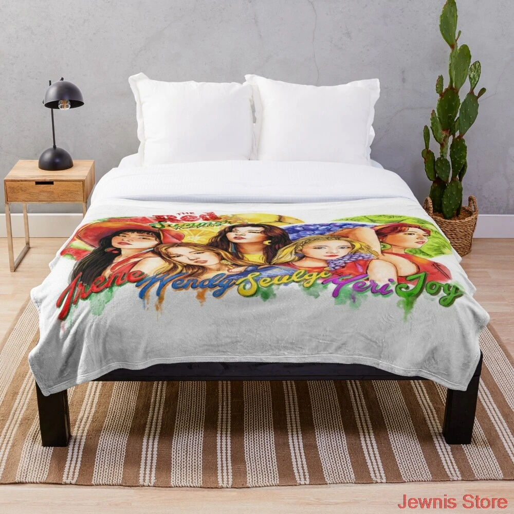 

Red Velvet Red Summer Throw Blanket Soft Warm Coral Fleece Plush Throw Blanket Rug Piece Sofa Bed Knee blankets Boys Girls