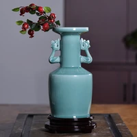 vase home decorations master handmade celadon traditional chinese style homewares porcelain table vases