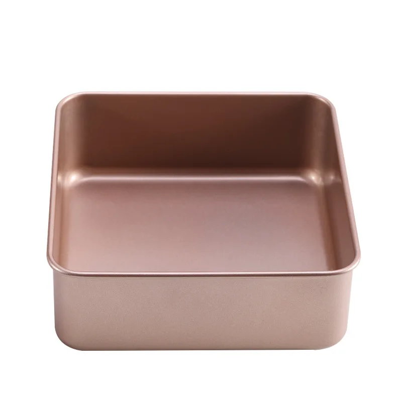 

Pastry Tools Golden Height Thick Non-sticky Early Baking Dish Square Multi-use Tool Barbecue Noodles Cake Mold