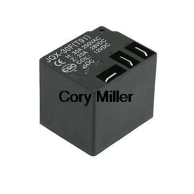 JQX-30F(T91) Катушка постоянного тока 12 В 5 P 30 А 250 переменного тока/20 28 Реле общего