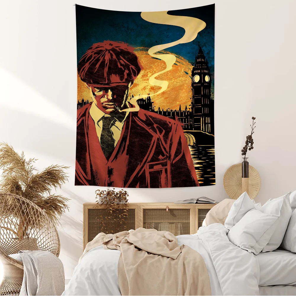P-Peaky B-Blinders Подвесной богемный гобелен Таро Хиппи Настенные коврики Общежитие