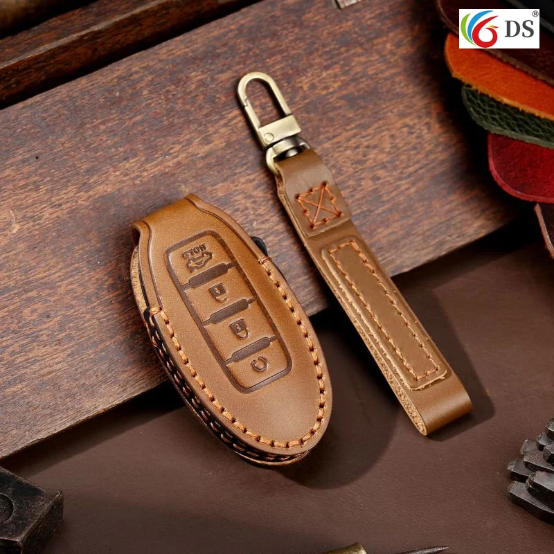 

Leather Car Remote Key Cover Case For Nissan Qashqai Juke J10 J11 X-Trail T32 T31 Kicks Tiida Pathfinder Note For Infiniti Q50
