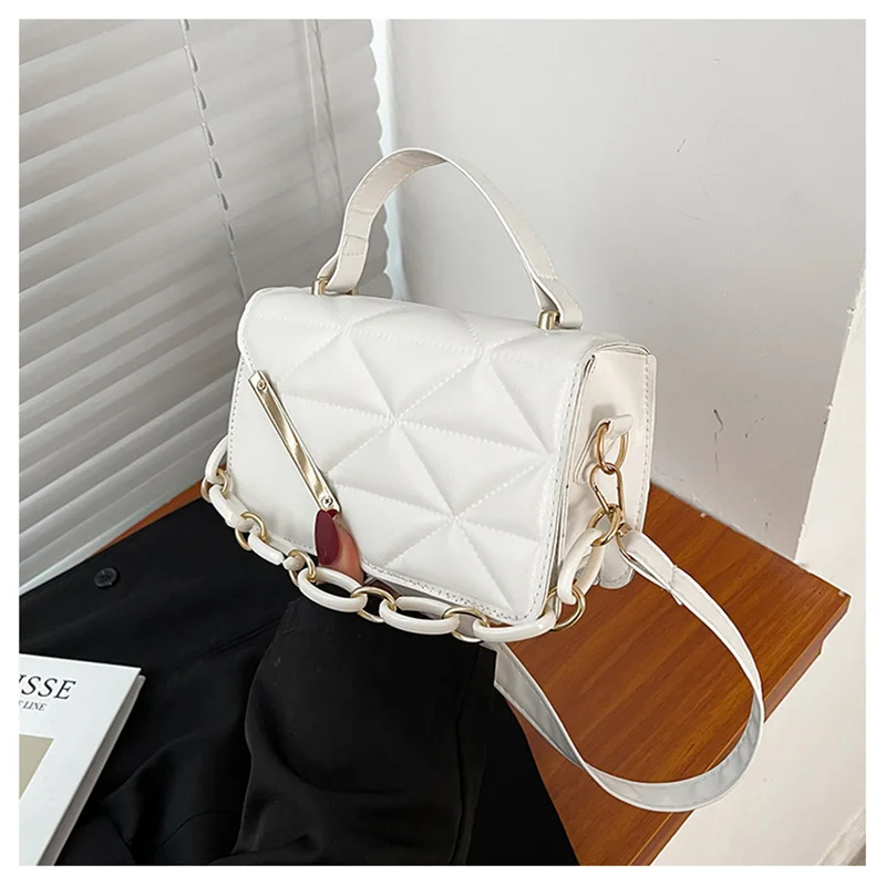 

Women's Shoulder bag small luxury handbags women bags designe Leather Ladies Crossbody bag Diamond Lattice Female Totes