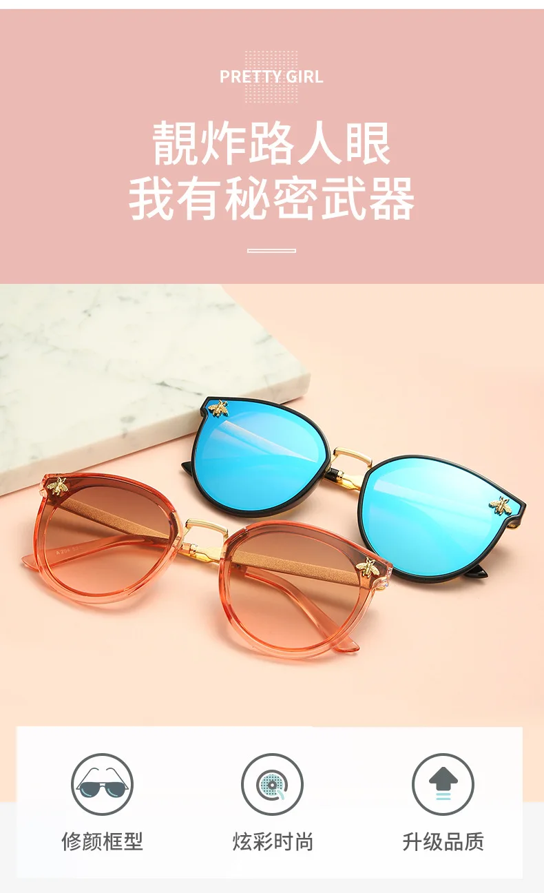 Новинка 2024 брендовые дизайнерские солнцезащитные очки с маленькой Пчелкой