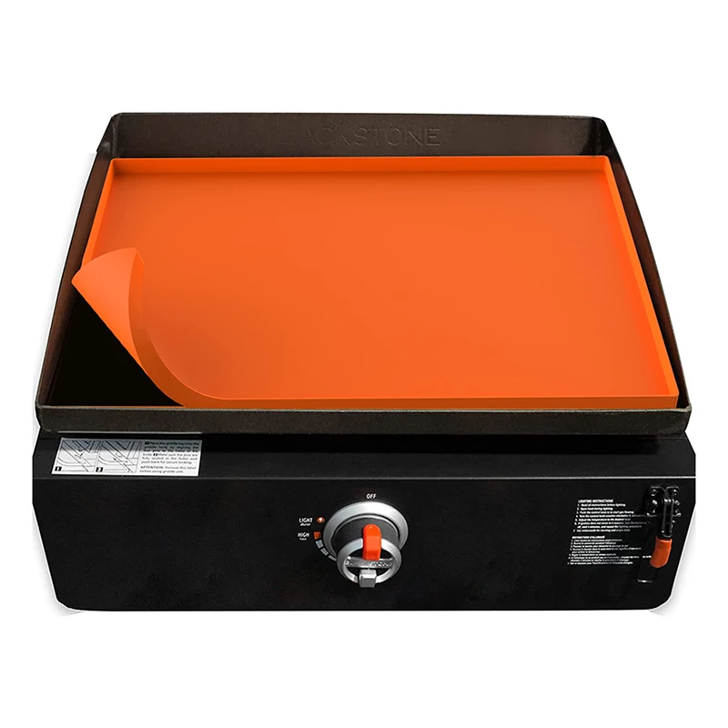 

Reusable17" Silicone Griddle Mat Baking Tray Silicone Protective Mat Dusts-Proof Keeping The Baking Tray Clean BBQ Tools