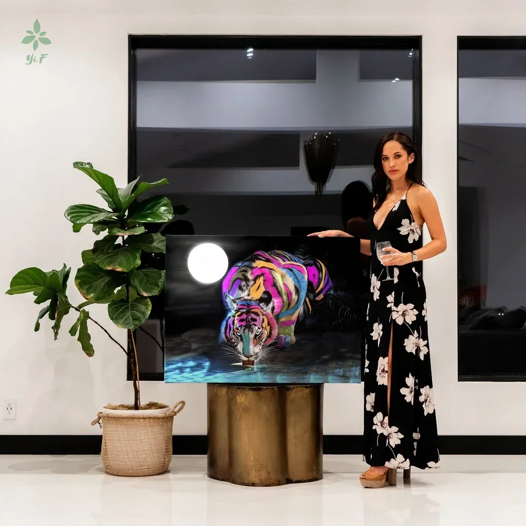 Картина маслом Тигр Sip печать на холсте художественное украшение для помещения