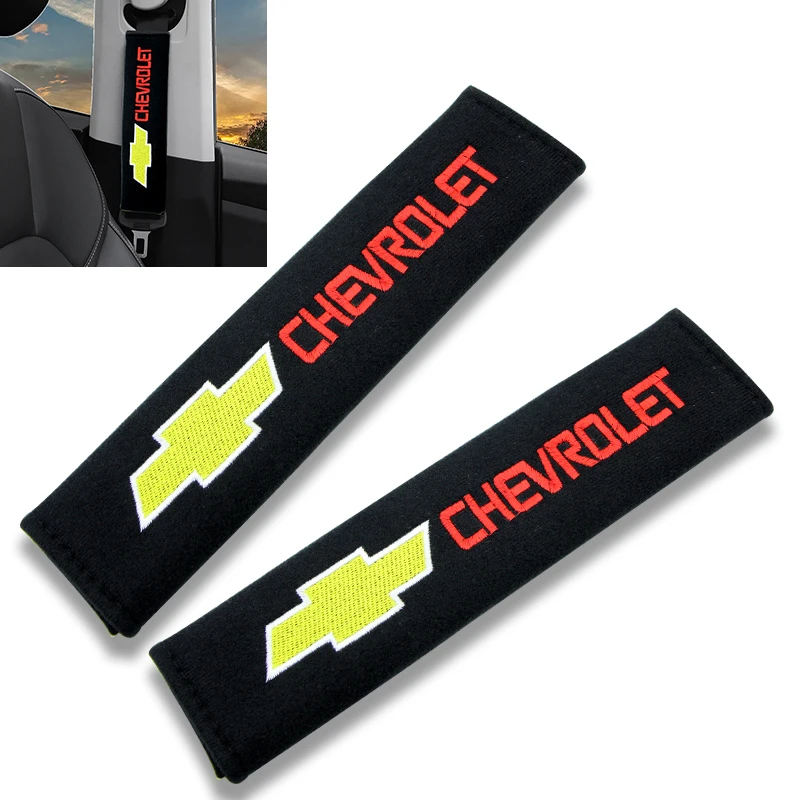 2 шт. хлопковые накладки на автомобильный ремень безопасности для Chevrolet Cruze Captiva