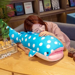 Cartoon Soft Marine Animal Whale Shark Pillow Stuffed Plush Toy Birthday Gift