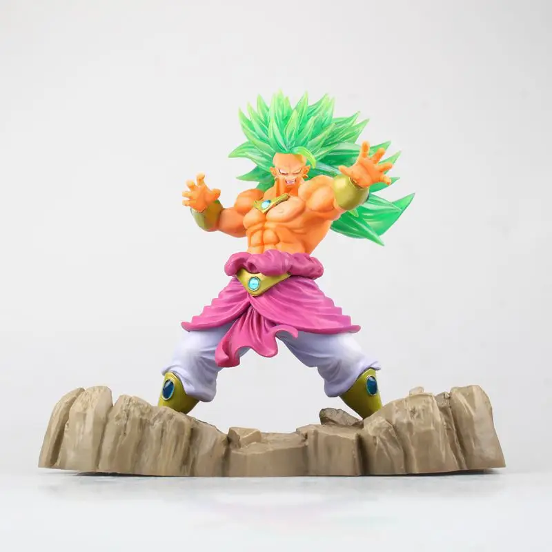

Bandai Dragon Ball Z Anime Broli Action Figure Doll Maniac Super Saiyan PVC Model Collectible Statue Decorations Toys 17CM