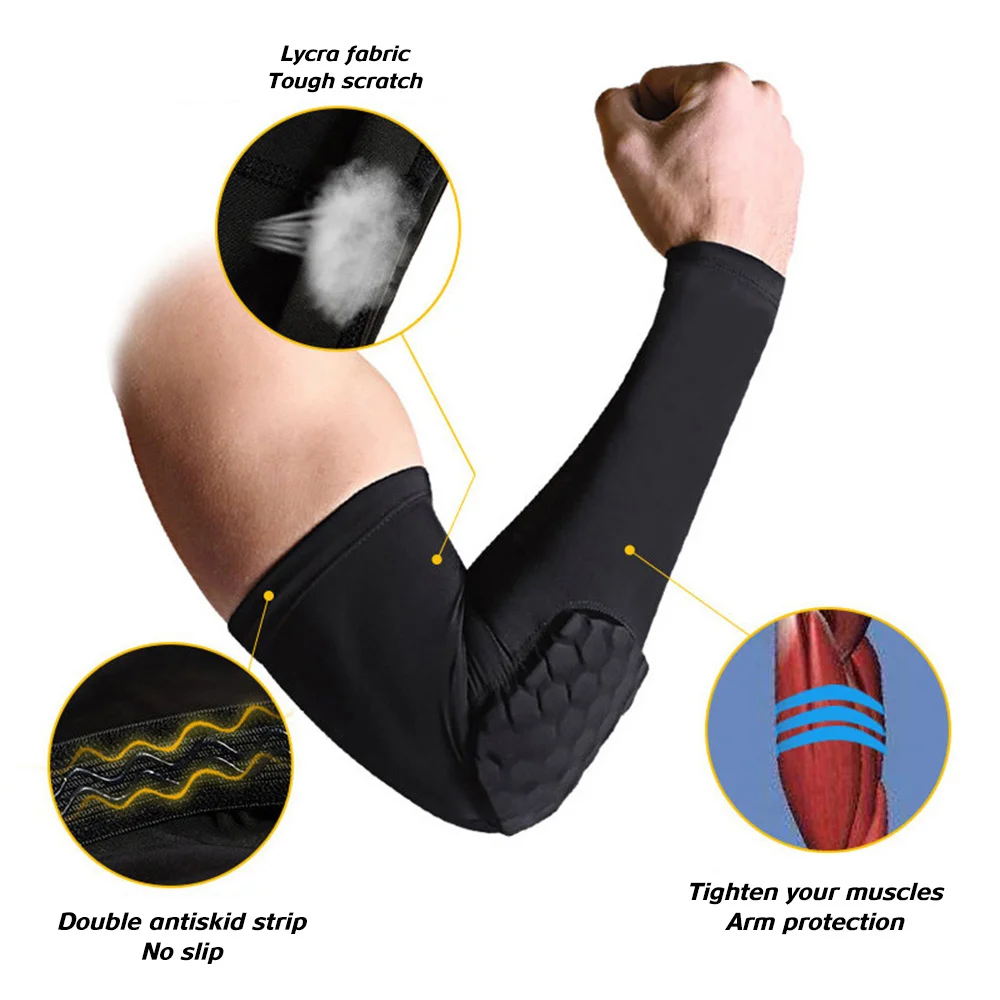 

Cooling Arm Sleeve Anti-collision Protection for Outdoor Cycling Running Sports Cycling Clothing Football Hand & Arm Pads B99