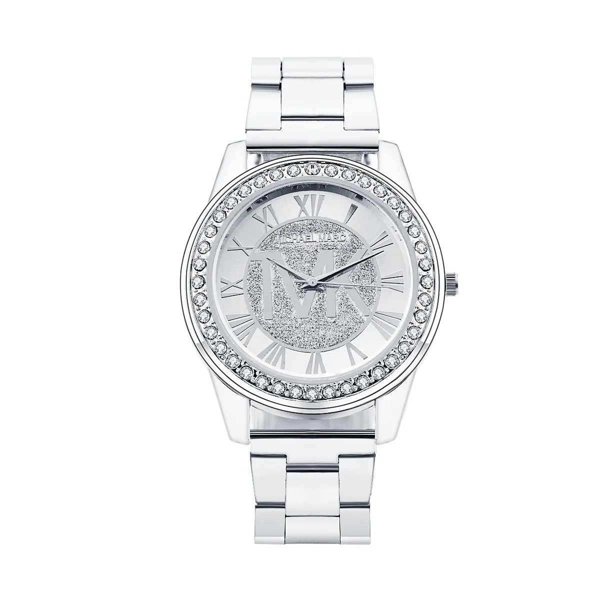 Reloj Mujer New DQG Luxury Brand Watch Fashion Crystal Quartz Female Watch Silver Stainless Steel Unisex Casual Wristwatches