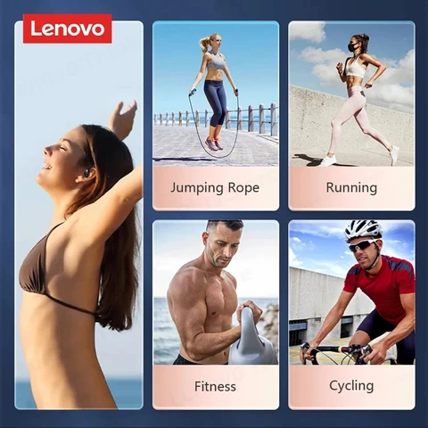 Оригинальные наушники Lenovo LP75 TWS Bluetooth V5.3, беспроводные наушники со светодиодным цифровым дисплеем, водонепроницаемая гарнитура с шумоподавлением, новинка