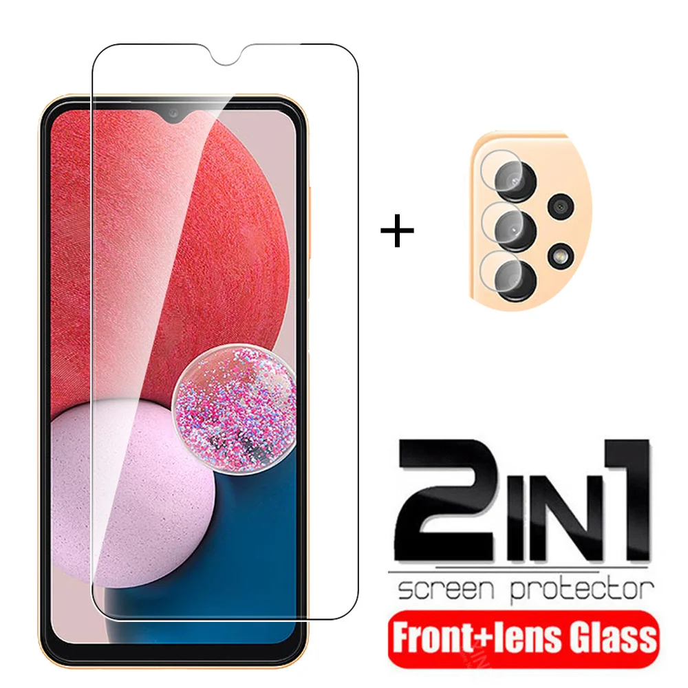 

Закаленное стекло 2 в 1 для Samsung Galaxy A13 4G, Защитная пленка для объектива камеры Samsung A53, A33, A73, A23, A03, Core A03s