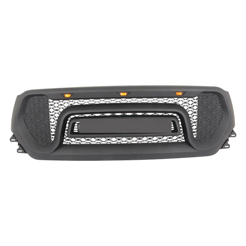 

4x4 pickup truck parts abs plastic front grill gloss black grille fit for dodge ram 1500
