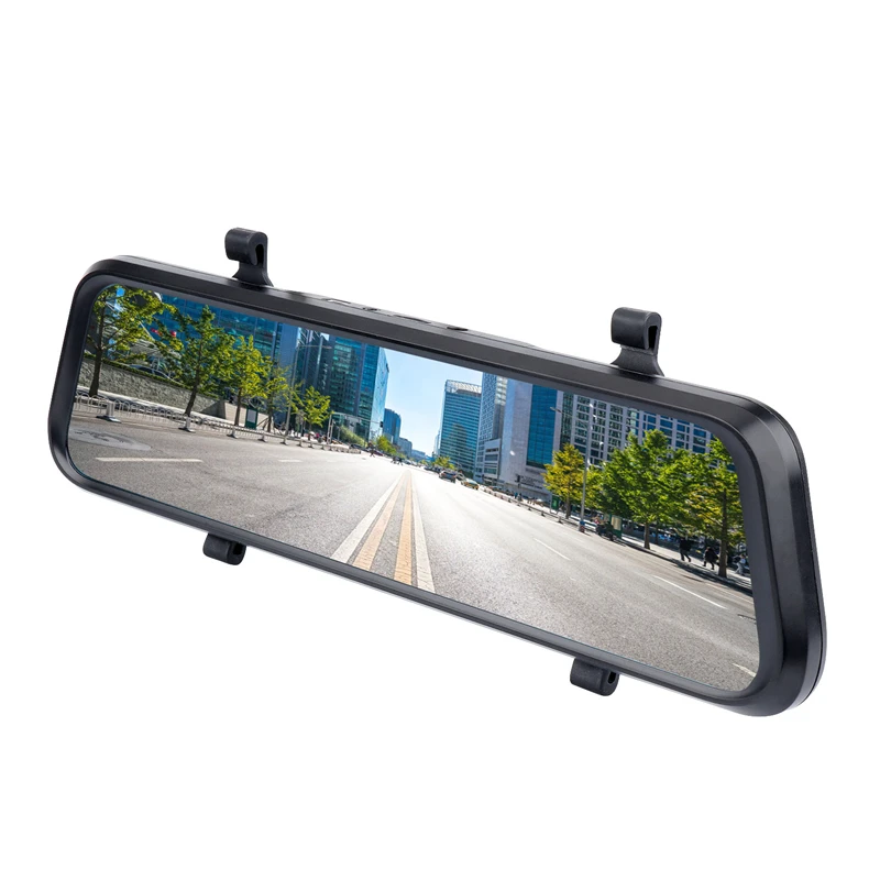 2022 10-дюймовый 1296P видеорегистратор с двумя объективами переднее и зеркало