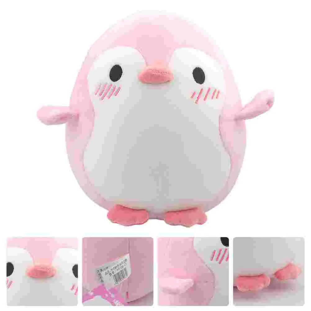 

Pink Stuffed Animals Cuddly Plush Toy Cartoon Seize The Opportunity Penguin