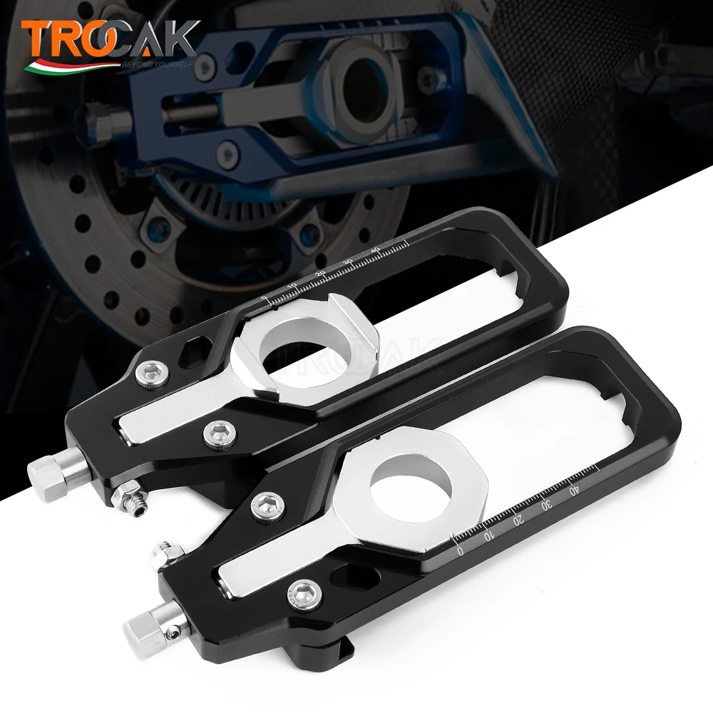 

CNC Motorcycle CNC Rear Axle Chain Adjuster Tensioners For BMW S1000R S1000RR S 1000 R RR 2013-2018 HP4 2012-2015