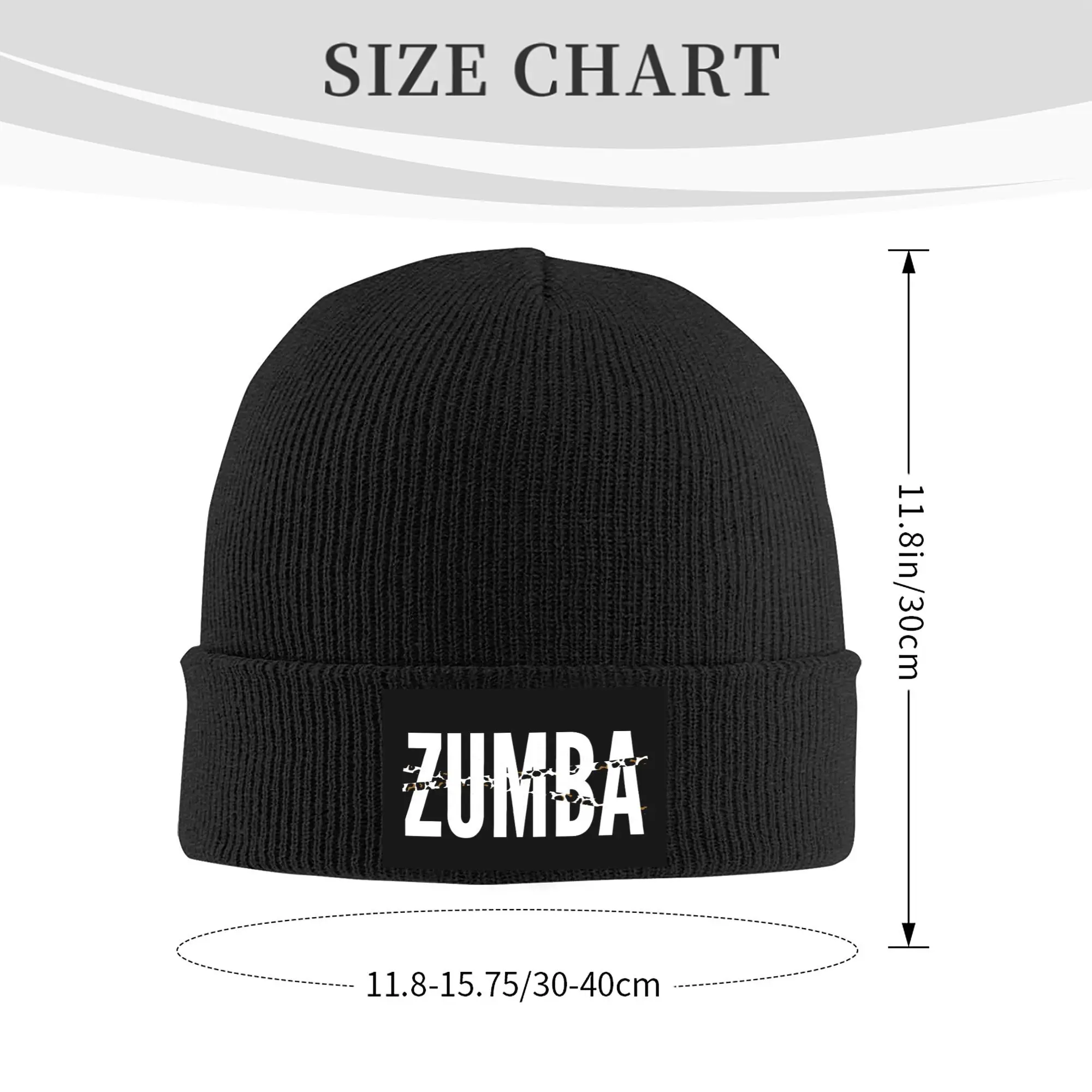 Custom Zumbas Leopard Dance Skullies Beanies Caps Unisex Winter Warm Knit Hat Men Women Street Adult Bonnet Outdoor Ski Cap