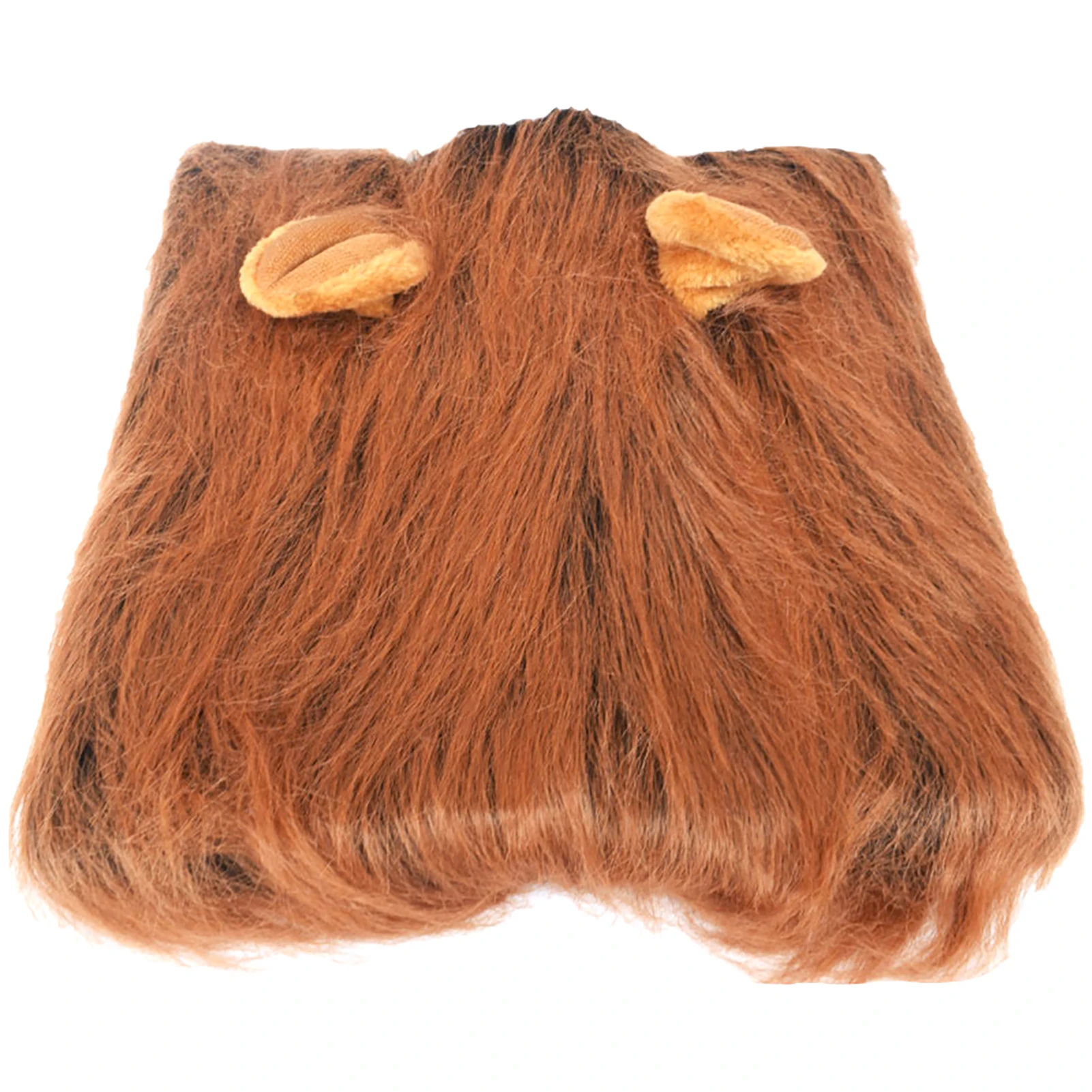

Festival Photo Prop Durable Gift Within 74cm Circumference Party Dog Headgear With Ear Lion Wig Soft Adjustable Head Pet Supply