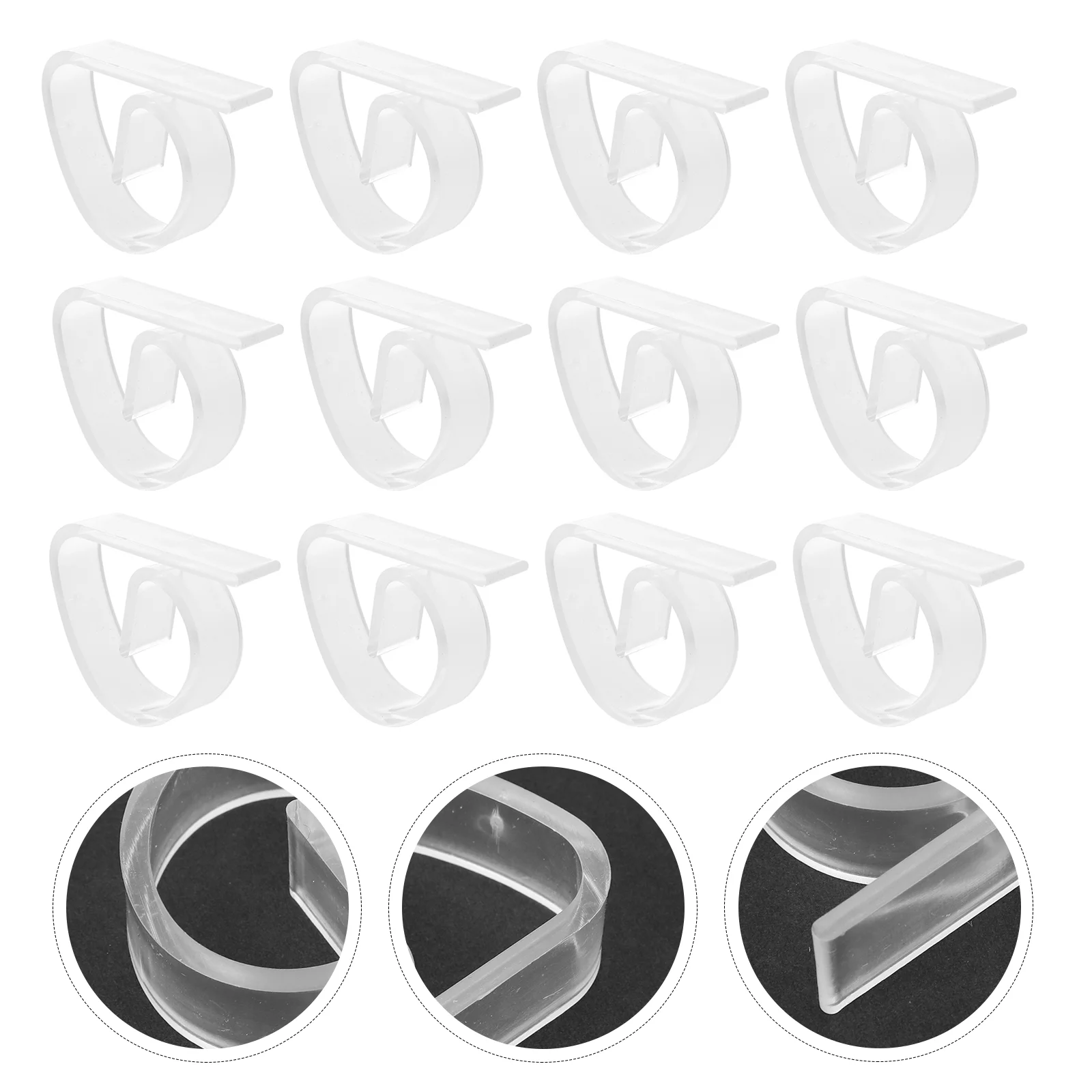 

72pcs Tablecloth Clips Durable Table Runner Clips Tablecloth Fixing Tool Table Cover Clips for Picnic BBQ