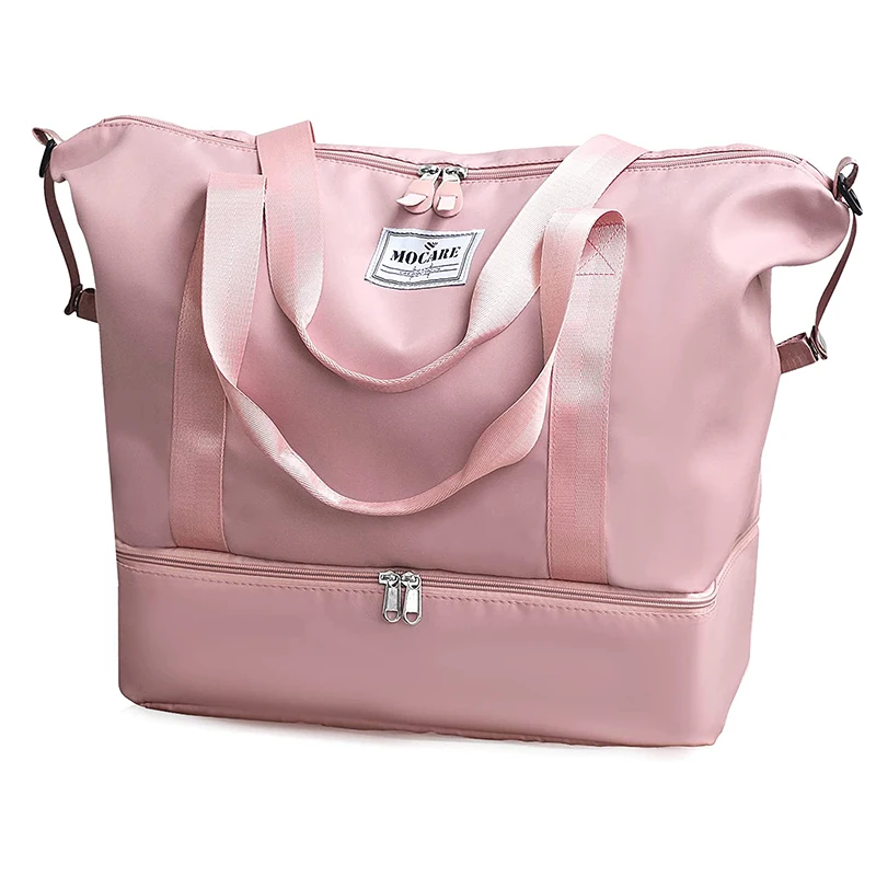 

Wet Dry Separation Swimming Bag Foldable Expandable Yoga Gym Bag Excursion Bag Larger Capacity Duffle Bag Women Storage Bag