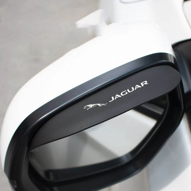 

Автомобильное зеркало заднего вида, дождевая наклейка на брови, эмблема, аксессуар для Jaguar X S F XF XE XJ XK XEL XFL XJL XJ6 XJS XKR XFR F-Type F-Pace