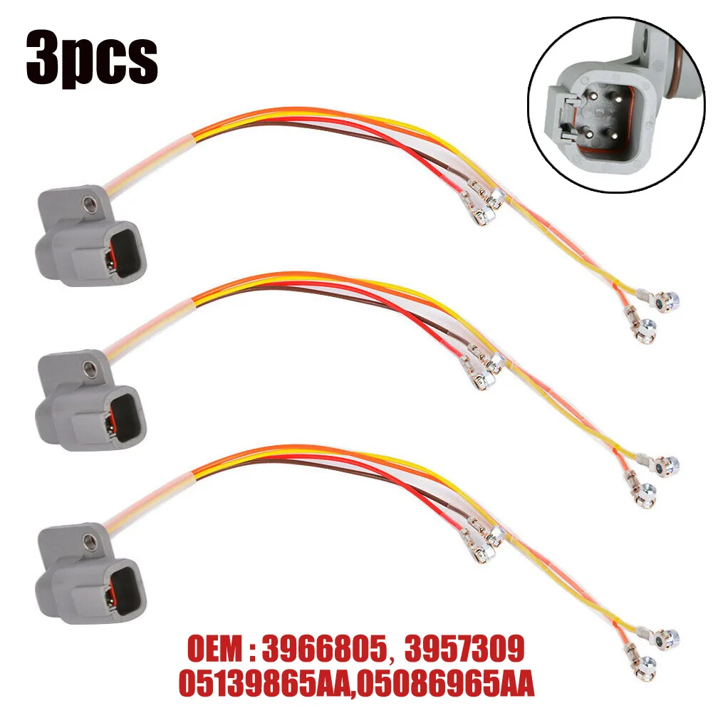 

3pc Fuel Injector Wiring Harness For Dodge Cummins 03-04 5.9L Diesel (1341) Car Accessories High Quality Fuel Injection Harness
