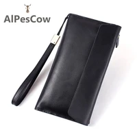 mens 100 italy alps cowhide wallet male genuine leather money card holders luxury designer formal business high quality clip