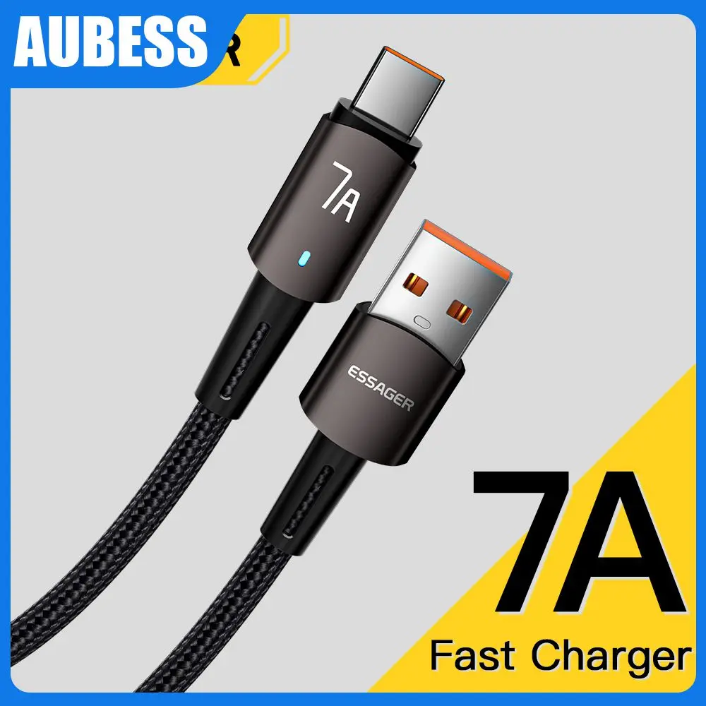 

Type C Cable Usb2.0 Portable Fast Charging Data Cord 100w 480mbps For Xiaomi Huawei Usb C Cable Wire 7a Charger Cable Aluminum