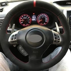 Ручная строчка, черный замшевый маркер для Subaru Forester Impreza Legacy Outback Impreza WRX (WRX STI)