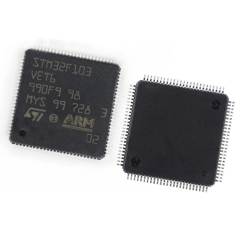 

Оригинальный одночиповый микроконтроллер STM32F103VET6 LQFP100 64K x 8, микроконтроллер с чипом 103VET6 LQFP-100 packing