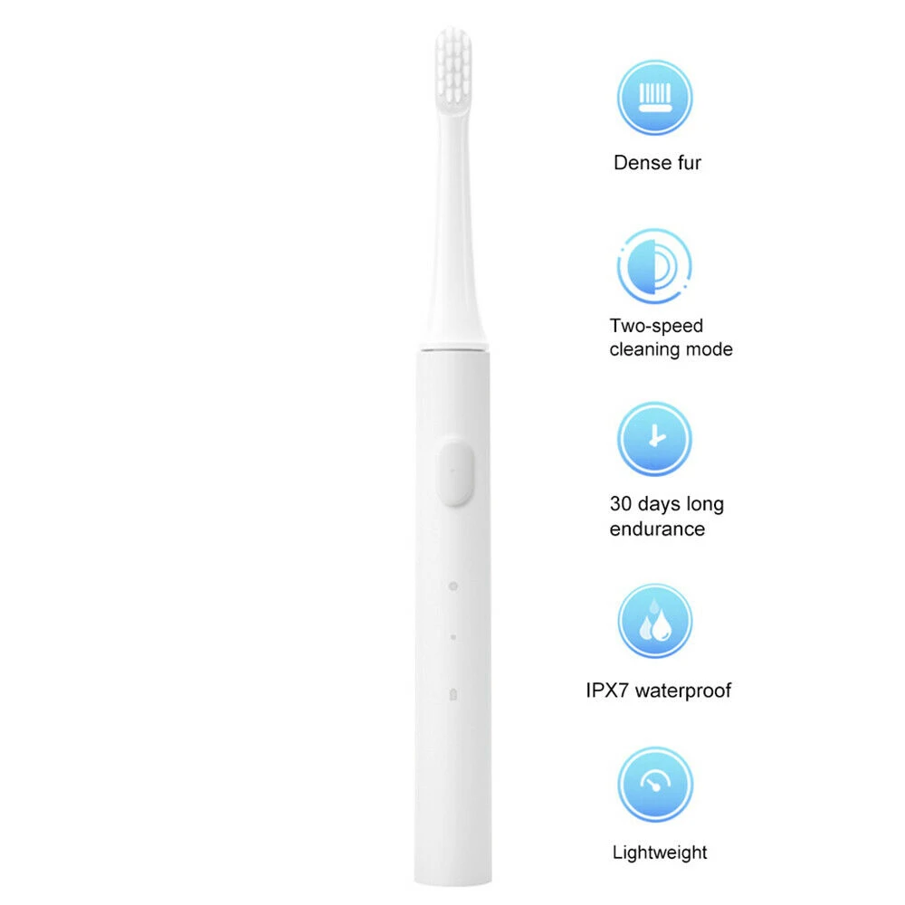 Xiaomi Mijia T100 Sonic Electric Toothbrush Mi Smart Tooth Brush Colorful USB Rechargeable IPX7 Waterproof For Toothbrushes head