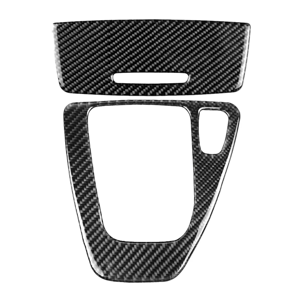 

2Pcs Carbon Central Gear Shift Panel Control Panel Decal Interior Modification for-BMW 3 Series E90 E92 2005-2012 RHD
