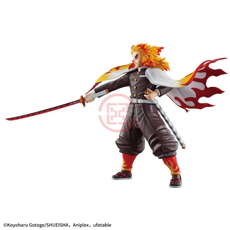 Фото Оригинальная сборная модель-фигурка Bandai Demon Slayer: Kimetsu No Yaiba Кёджуро Ренгоку, аниме-фигурка, коллекционный сувенир, подарок на праздник №3