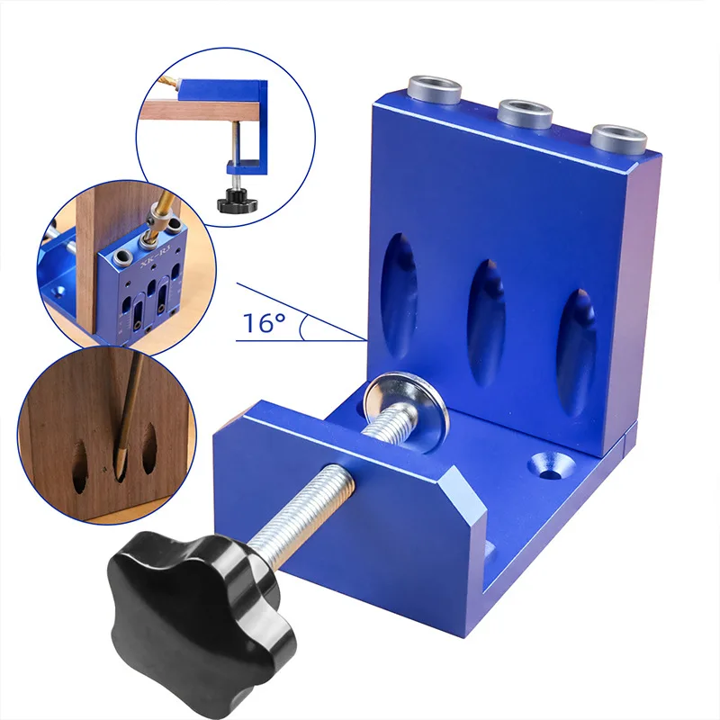 Комплект направляющих для косых отверстий регулируемый локатор деревообработки