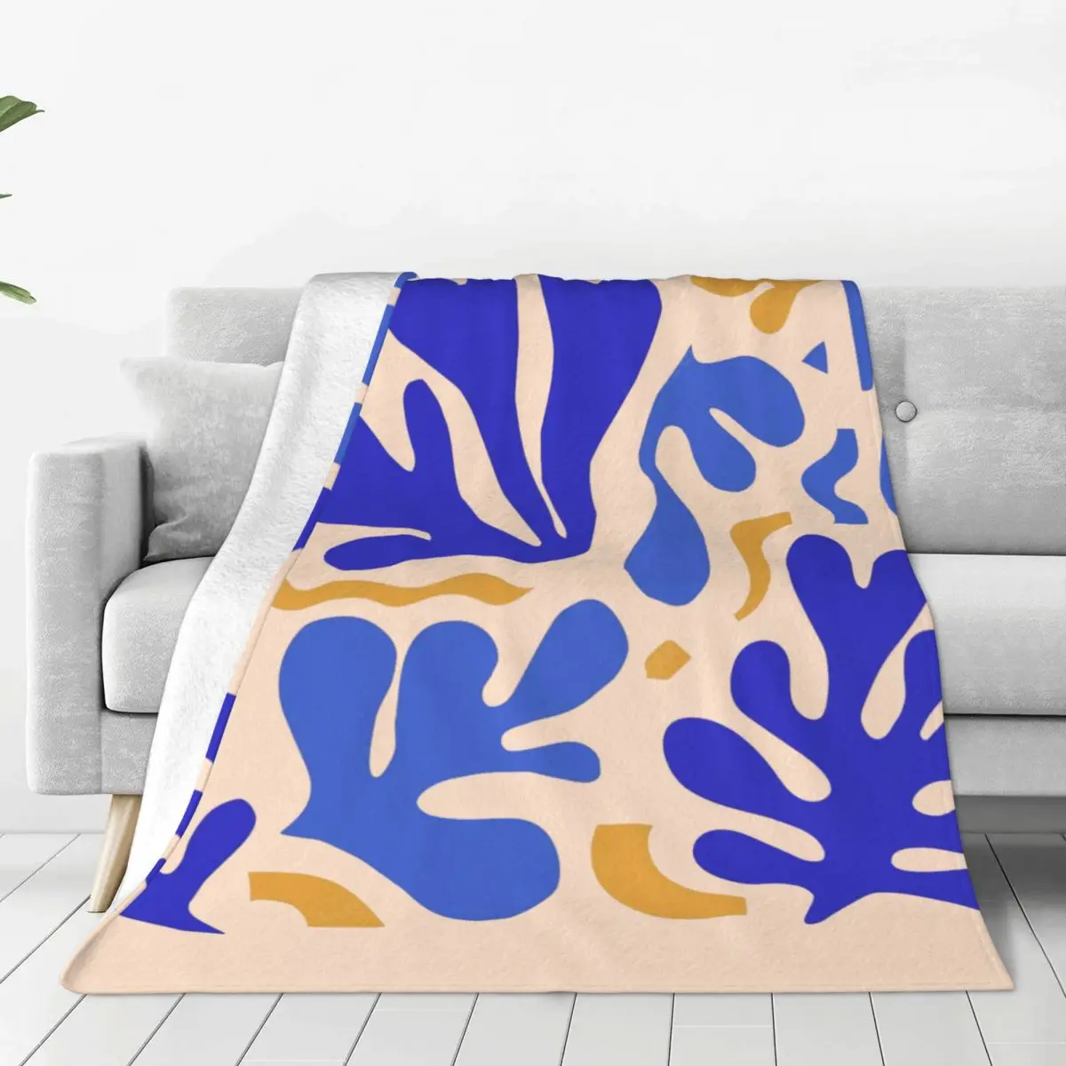 

Matisse Blanket Comforter Bed Soft Bedspread Throw Blanket Minimalist Abstract Art Design microfiber Anti-pilling Warm thick