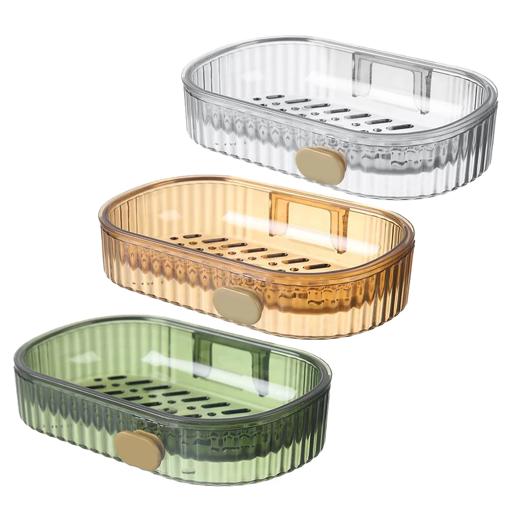 

Nail-free Wall-mounted Soap Holder Bathroom Supply Rack Punch-free Box Self-adhesive Tray Non-punching Dish Detachable